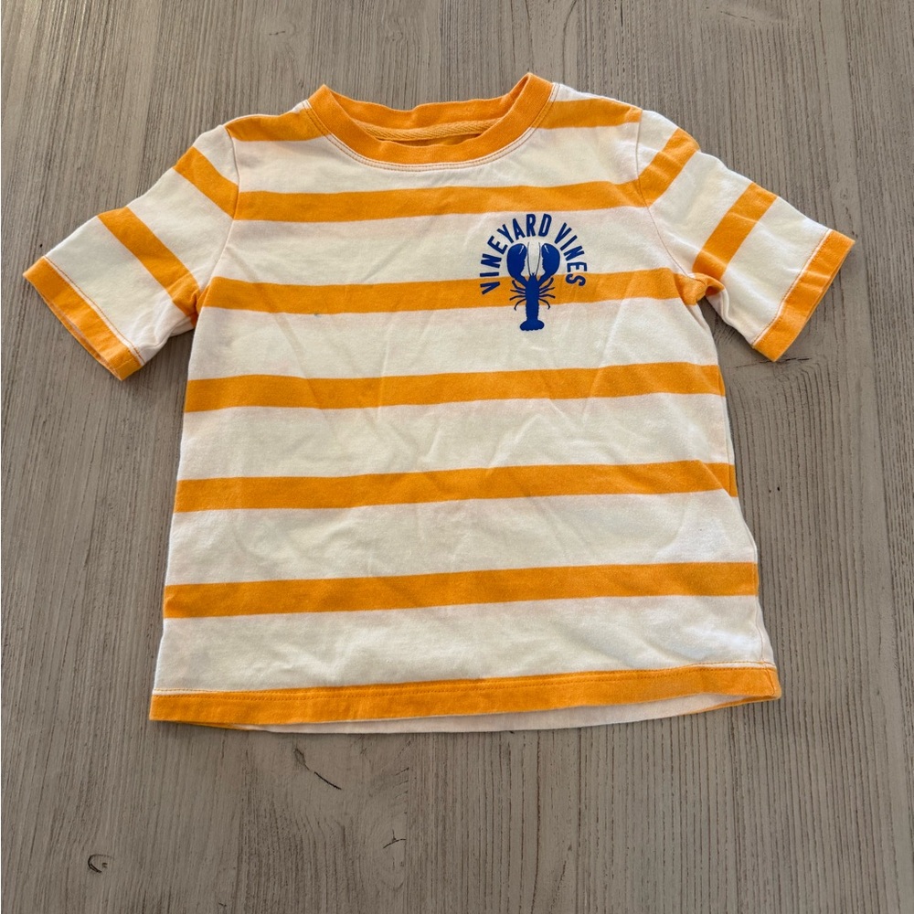Vineyard Vines striped, lobster motif t-shirt
